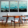 Turquoise Mountains Canvas Set