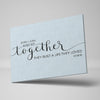 And So Together Custom Canvas Set