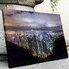 A Look Down at Hong Kong Canvas Set