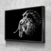 Black and White Lion Canvas Set