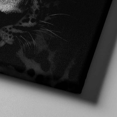 Black and White Leopard Canvas Set