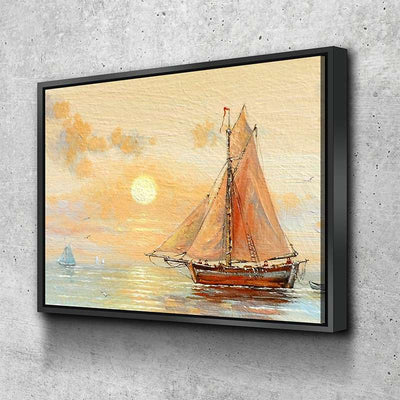 Sunrise Sailing Canvas Set