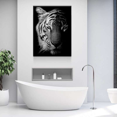 Tiger Face Portrait Canvas Set