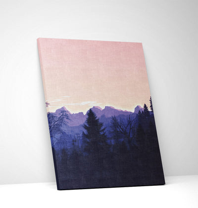 Lavender Forest Canvas Set