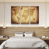 World Map No24 Canvas Set