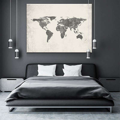 World Map No28 Canvas Set