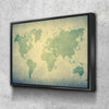 World Map No41 Canvas Set