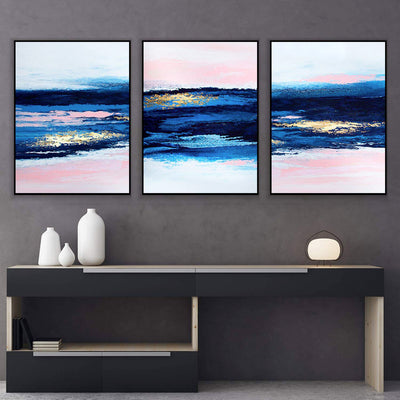 Pink and Blue Version Canvas Set