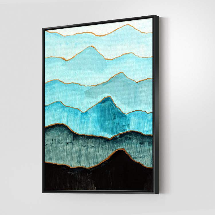Turquoise Mountains Canvas Set